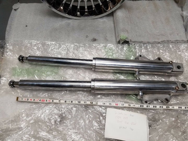 New Dual Disk Forks Tubes Sliders Harley touring Ultra Classic Glide - Image 4