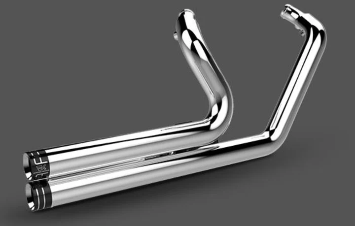 Khrome Werks Two Step Drag Style Pipes Exhaust Chrome Headers Sportster 2004^ Bi - Image 3