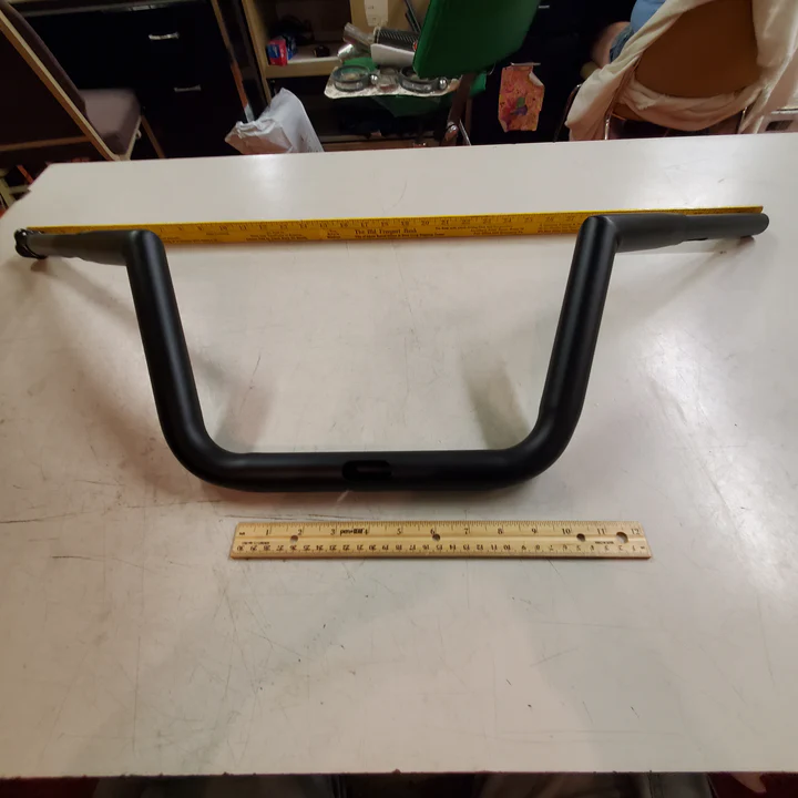 LA Choppers 1-1/4 Hefty Twin Peaks Handlebars Harley Road Glide Black 8" FLTR - Image 4