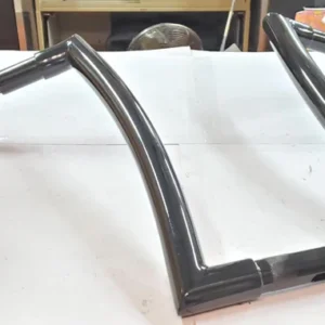 Black Harley FXD FLS Softail Dyna Chopper 18" Ape Hanger 1.5" Handlebars Knurled