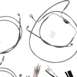 Magnum SS XR Handlebar Cable Kit Ape Hangers 2008 14-18" ABS FLHX CVO Bagger FLH