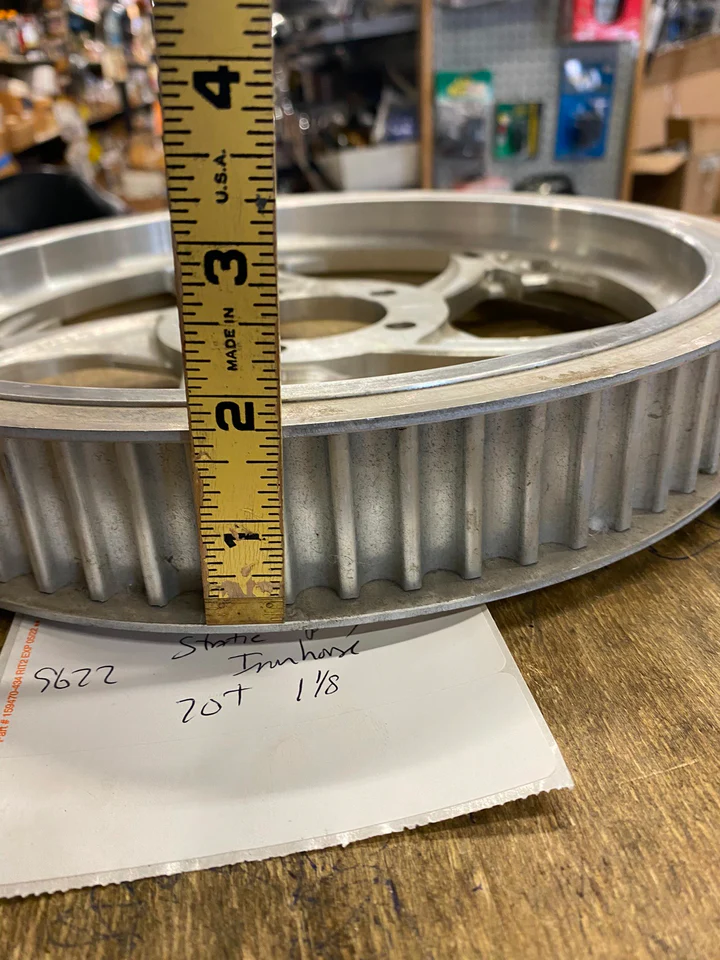 Rear Belt Pulley American Ironhorse Static Texas chopper Slammer Tejas LSC 70T - Image 4