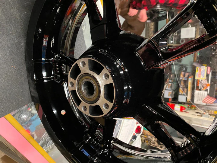 Black Enforcer Mag Wheels Harley Bagger FLHX Street Road Glide King 2009^ 19" 16 - Image 2