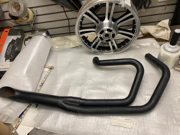 2 into 1 exhaust for harley touring