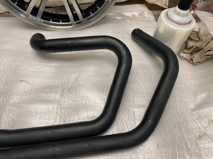 2 into 1 Header Exhaust Ironhead Sportster AEE Jammer Alphabet Dick Allen Vtg Ha - Image 3