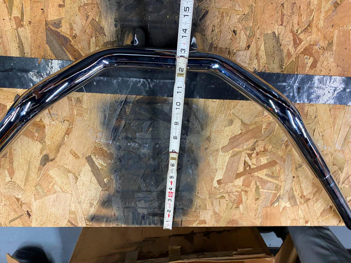 1 1/4 Custom Handlebars Harley Custom Chopper Built in 2" risers 32" w Softail - Image 2