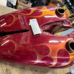 1967-1972 Factory Shovelhead Gas tanks FLH Emblem mount OEM Harley Clean inside