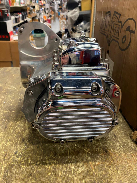 Ultima 6-speed Polished Transmission Harley Softail Fxst Heritage Chopper 90-99