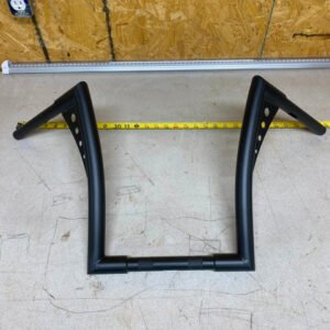 Black 14" Ape Handlebars 1 1/4 Harley Chopper Web Softail Dyna Sportster Custom
