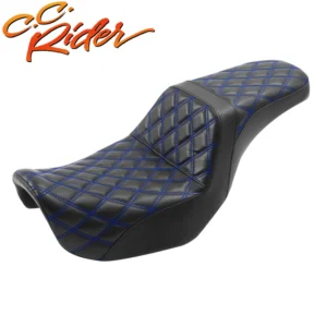 Step Seat Blue Diamond Stich Harley Dyna 2006^ FXD Street Bob Superglide fxdl Regular priceFCFA103,500