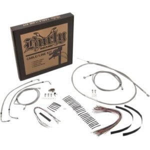 esigned for Harley-Davidson motorcycles. Complete kits include throttle, clutch, brake, and wiring extensions for smooth installation, reliable control, and a clean custom ape hanger setup.