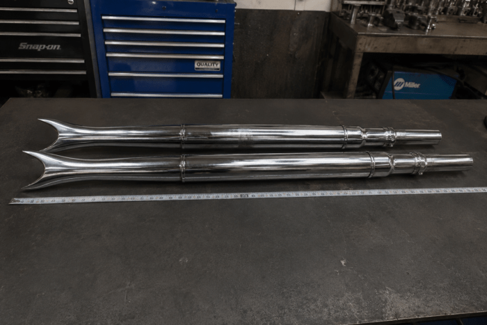harley fishtail exhaust pipes