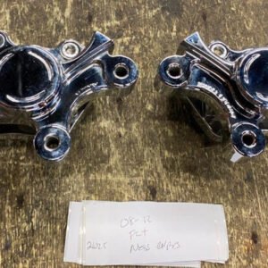 Arlen Ness Chrome Front Dual Disc Four-Piston Calipers 2008^ Touring flh Dyna Chrome