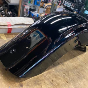 Rear Fender vivid Black Harley Flhx Road Street Glide OEM FLTR Bagger 2009^ Nice