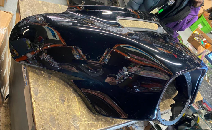 OEM Vivid Black Outer Fairing Harley Touring Ultra Street Glide Classic 14^ Nice - Image 2