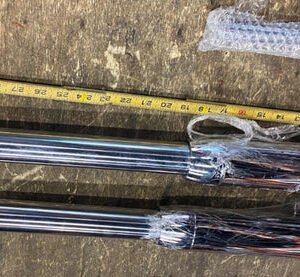 Chrome Front fork 41mm Forks Wide Glide Softail 1984-99 Custom chopper FXST AXLE
