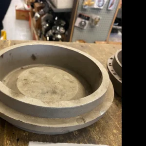 crocker motorcycle parts VTG NOS Rear Wheel Brake Drum Cast Alum Unfinished