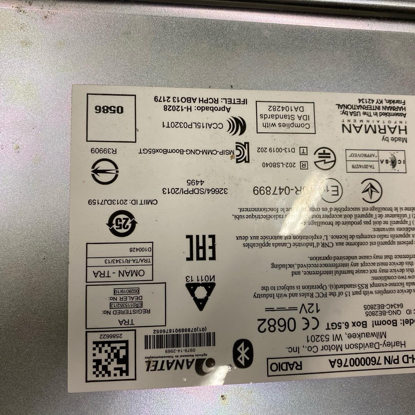 Harley Touch screen Radio for Harley Touring - Image 4