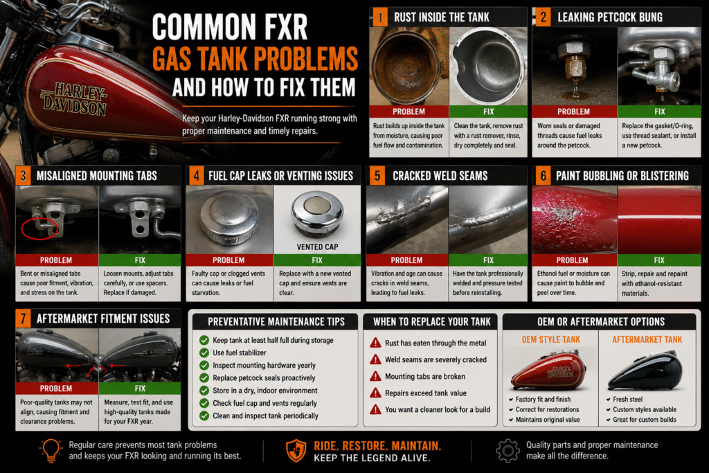 Common FXR Gas Tank Problems and How to Fix Them 