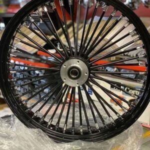 black spoke wheel for harley davdison
