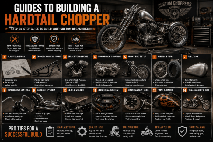 Guides to Building a Hardtail Chopper Guides to Building a Hardtail Chopper