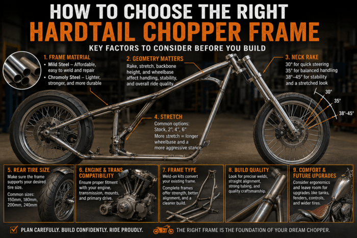 How to Choose the Right Hardtail Chopper Frame