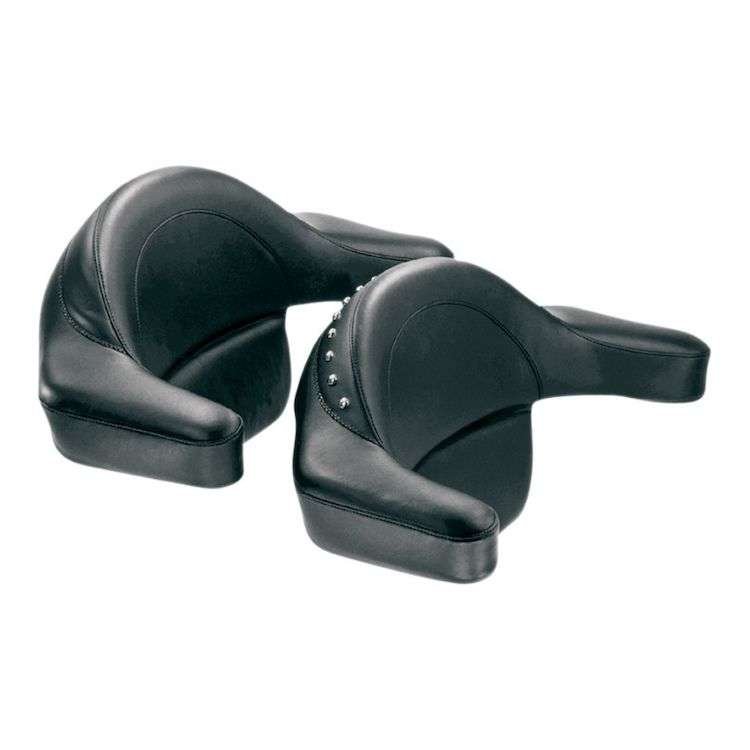 Mustang Extended Arm Wrap-Around Backrest For Harley Touring - Image 2