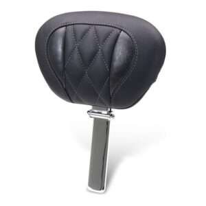 Mustang Super Touring Deluxe Diamond Driver Backrest For Harley FLHX / FLTRX 2023-2026
