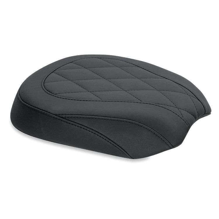 Mustang Wide Tripper Diamond Passenger Seat For Harley