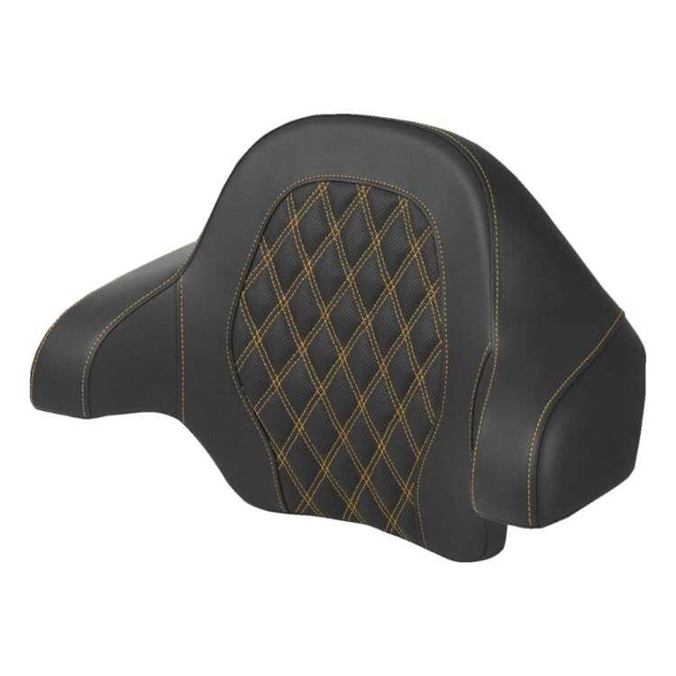 Saddlemen RoadSofa LS Lattice Stitch Tour Pack Backrest Pad For Harley Touring 2014-2026 - Image 2