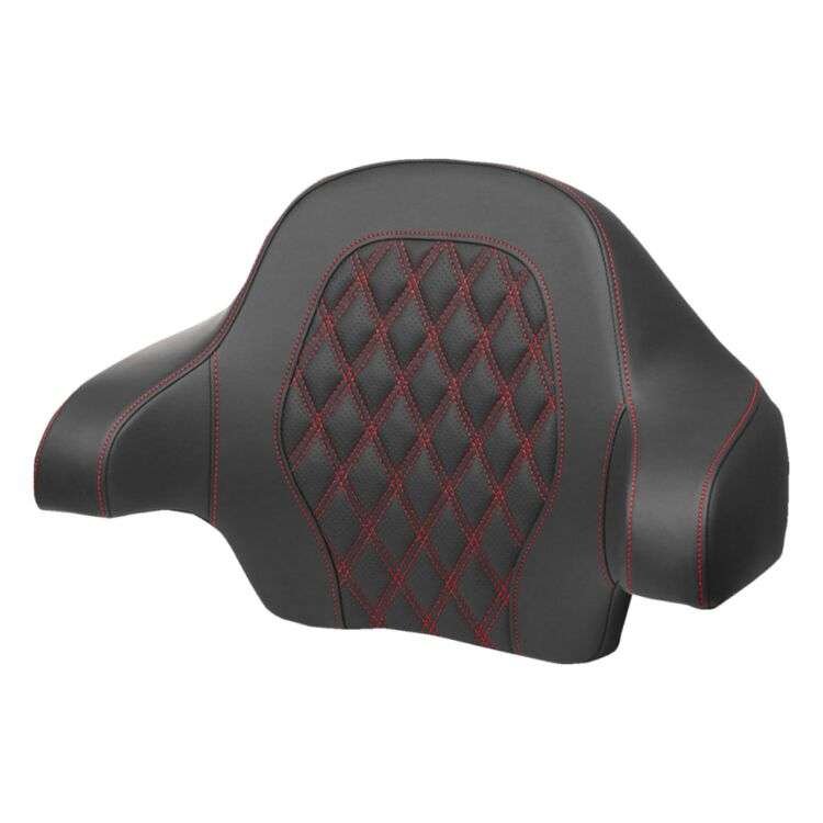 Saddlemen RoadSofa LS Lattice Stitch Tour Pack Backrest Pad For Harley Touring 2014-2026
