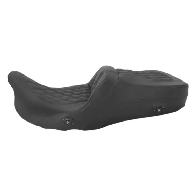 Saddlemen Roadsofa LS Lattice Stitch 2-Up Seat For Harley - Image 2