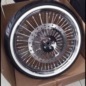 21” Front single disc Spoke Wheel and Tire