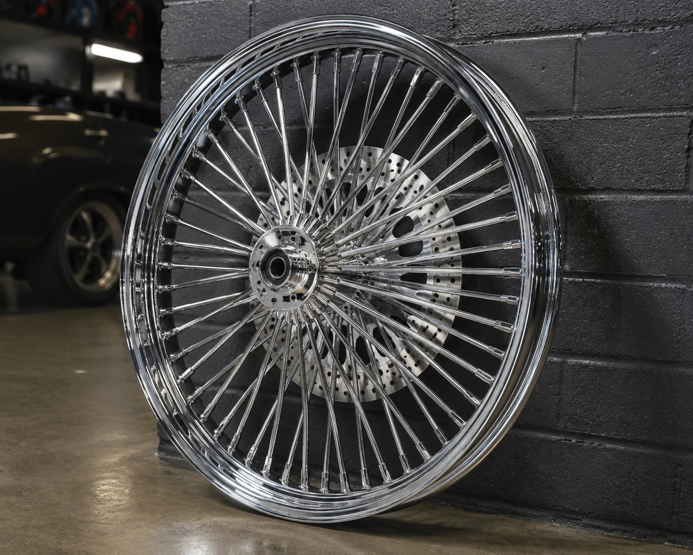 80 spoke Harley front wheel