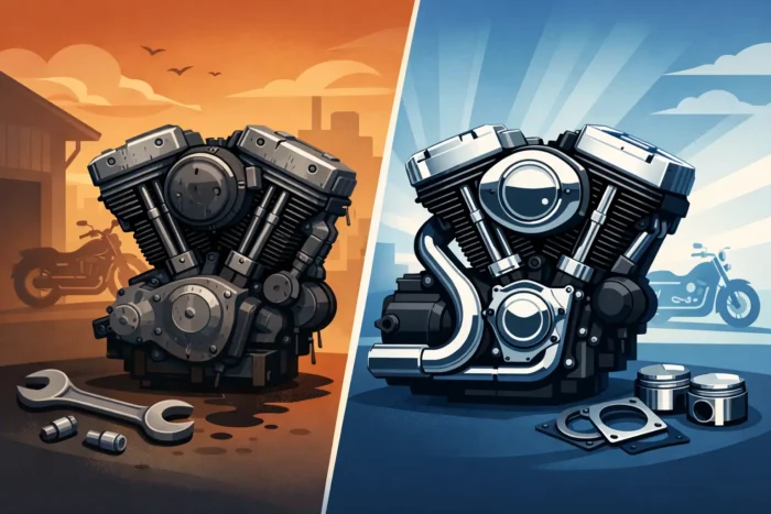 Used Versus New Harley Engines for Your Build
