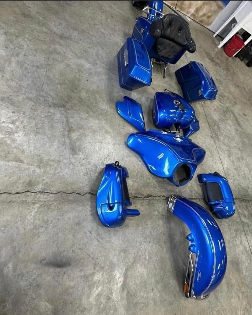 tin set for 00-13 road king