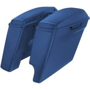 Denim blue saddlebags for 2016 to 2026 street glide